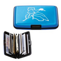 Embassy Metallic Blue Aluminum Wallet